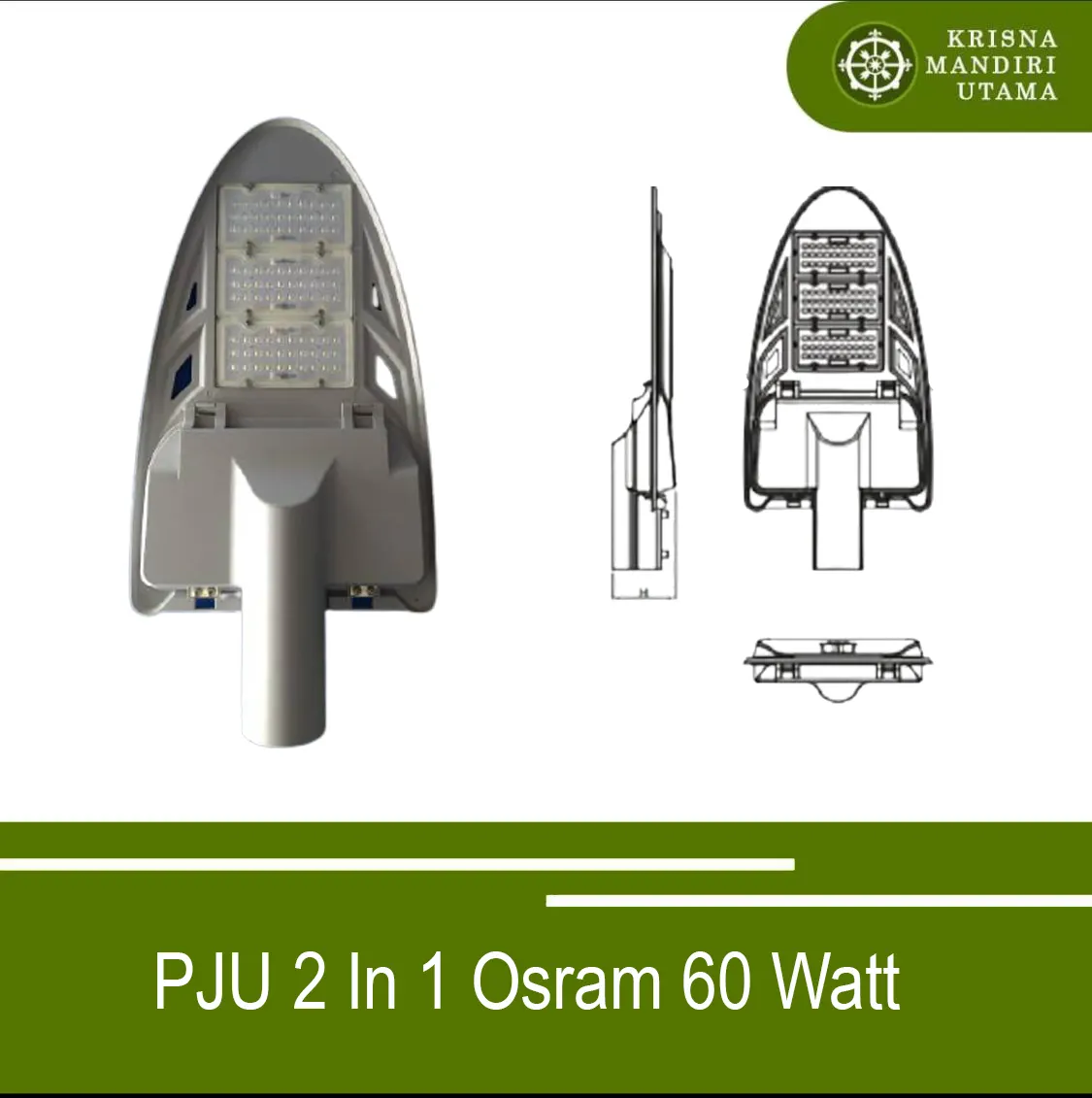 PJU Solar Cell I-COM 60 Watt