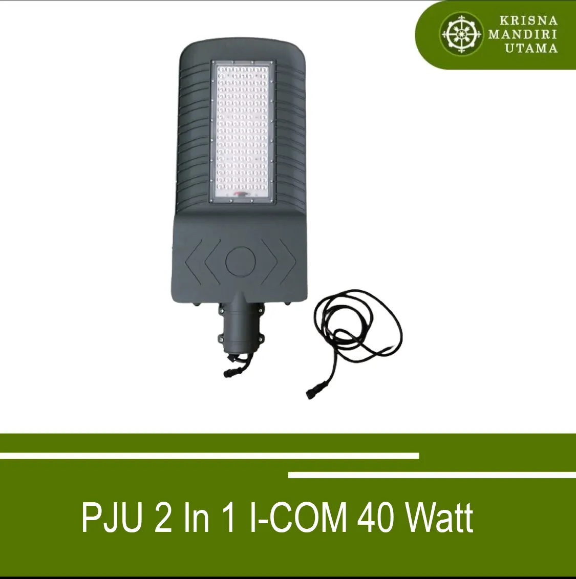 PJU tenaga surya 2 In 1 I-COM 40 Watt