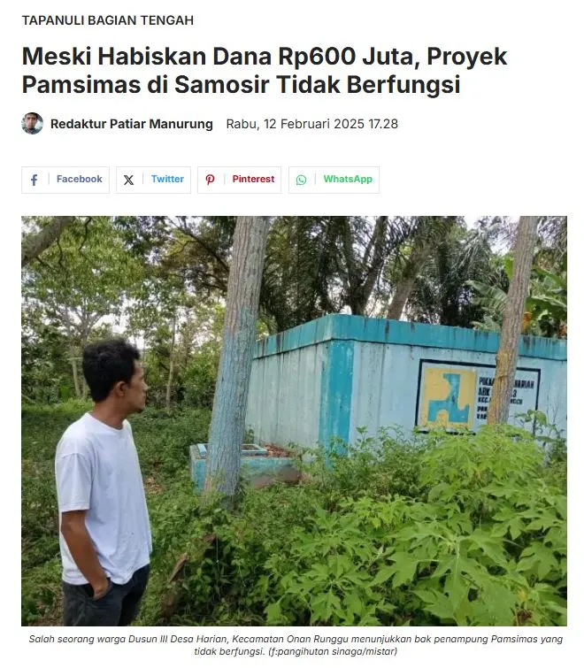 Proyek Pamsimas Rp 600 Juta Gagal Berfungsi: Solusi Pompa Air Tenaga Surya LORENTZ untuk Efisiensi dan Keberlanjutan