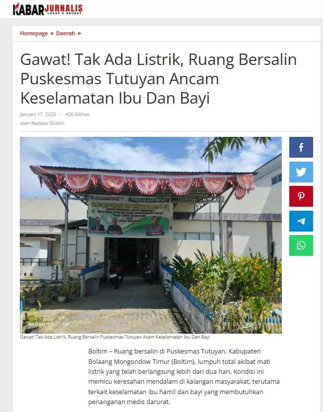 Jaga Operasional Puskesmas Tetap Jalan 24 Jam dengan PLTS Komunal Hybrid !