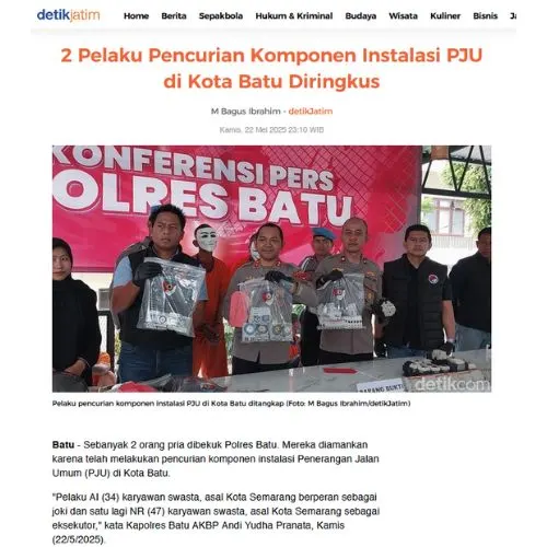 PJU Anti-Pencurian: Solusi Aman dari Krisna Mandiri untuk Cegah Komponen Hilang