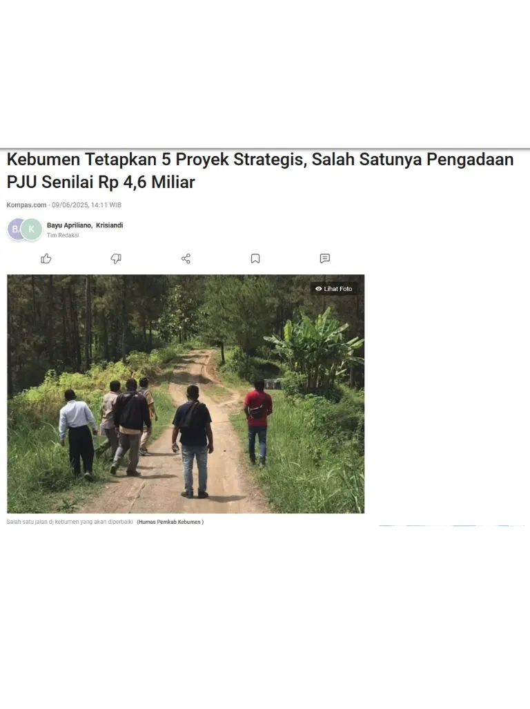 Dukung Proyek PJU Kebumen Rp 4,6 M: Krisna Mandiri Hadirkan Solusi Tenaga Surya