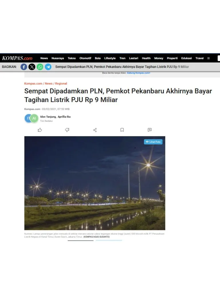 Solusi PJU Tenaga Surya: Atasi Tagihan Listrik Jalan yang Membengkak
